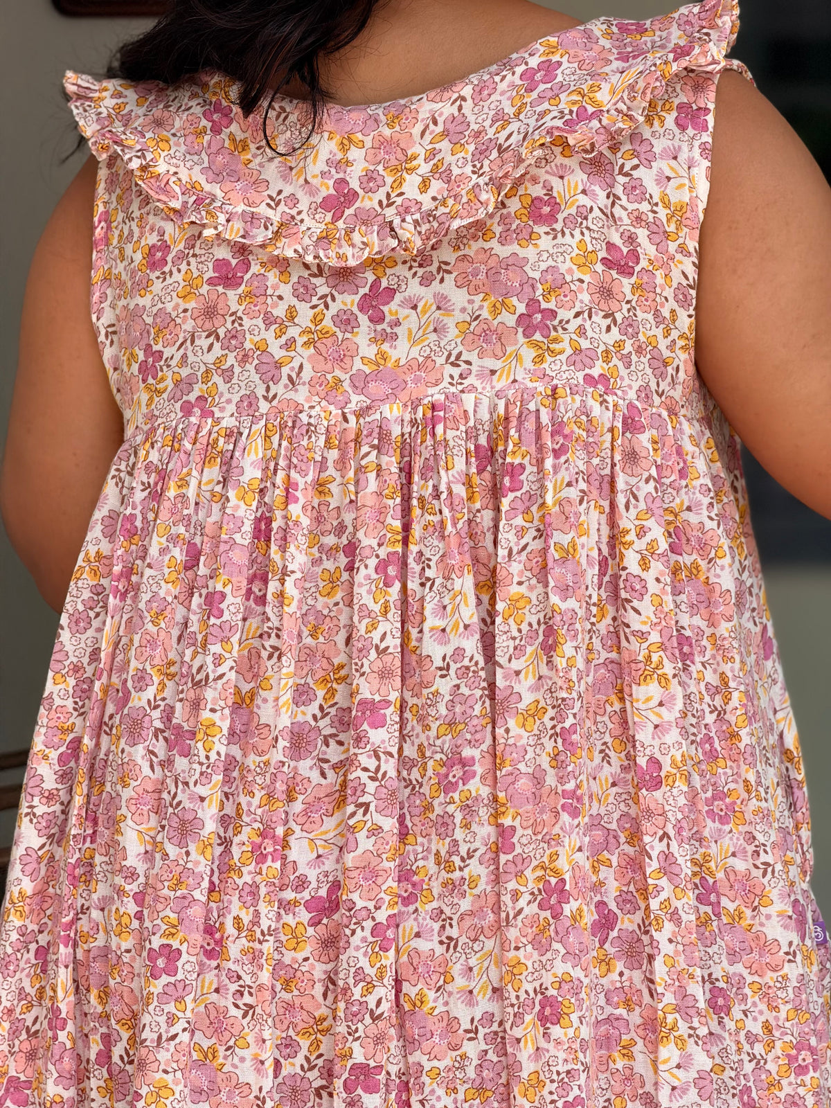 Floral ruffle