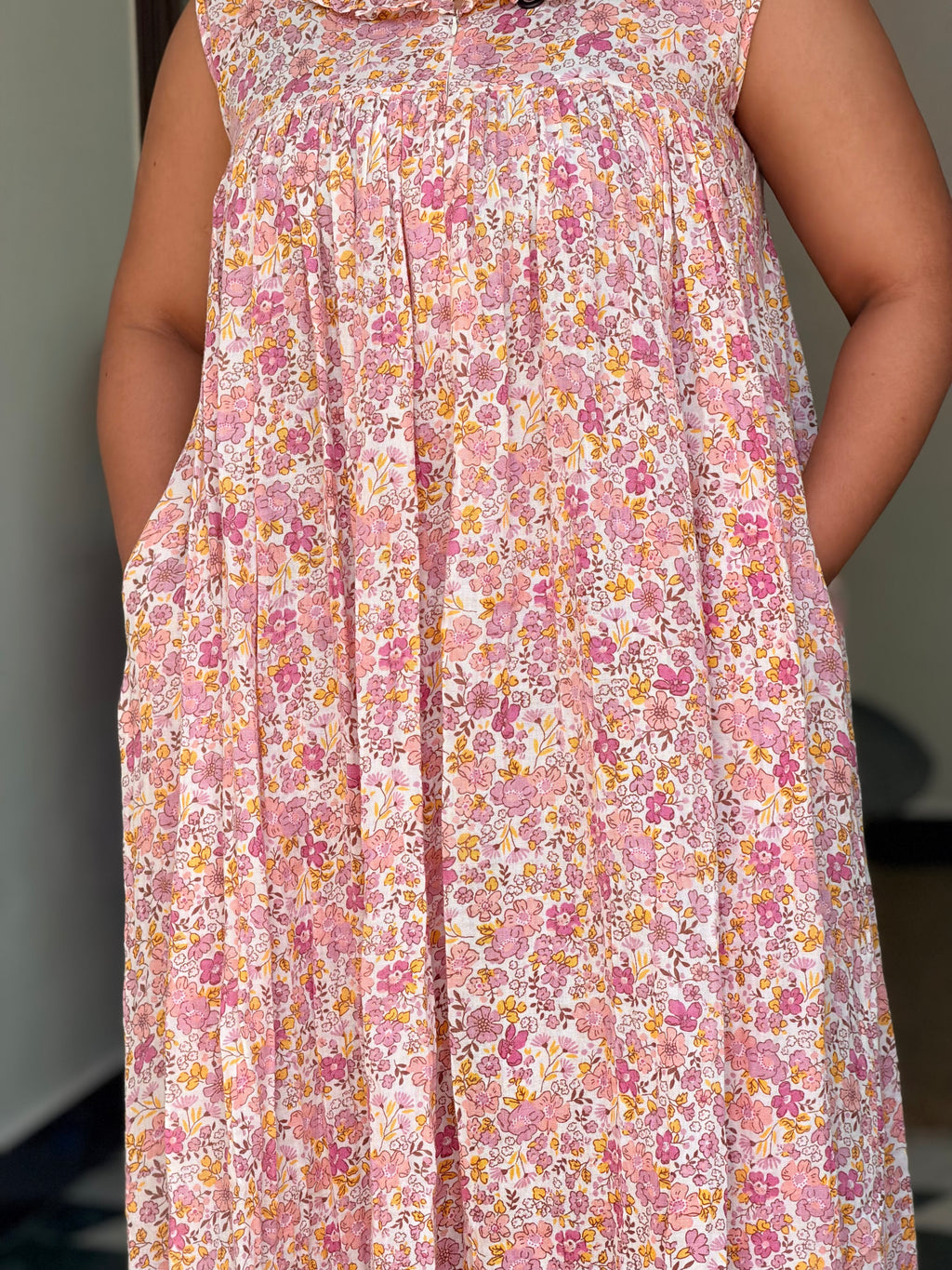 Floral ruffle